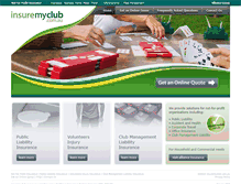 Tablet Screenshot of insuremyclub.com.au